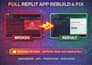 rebuild replit web app fix database api issues and restore fullstack project
